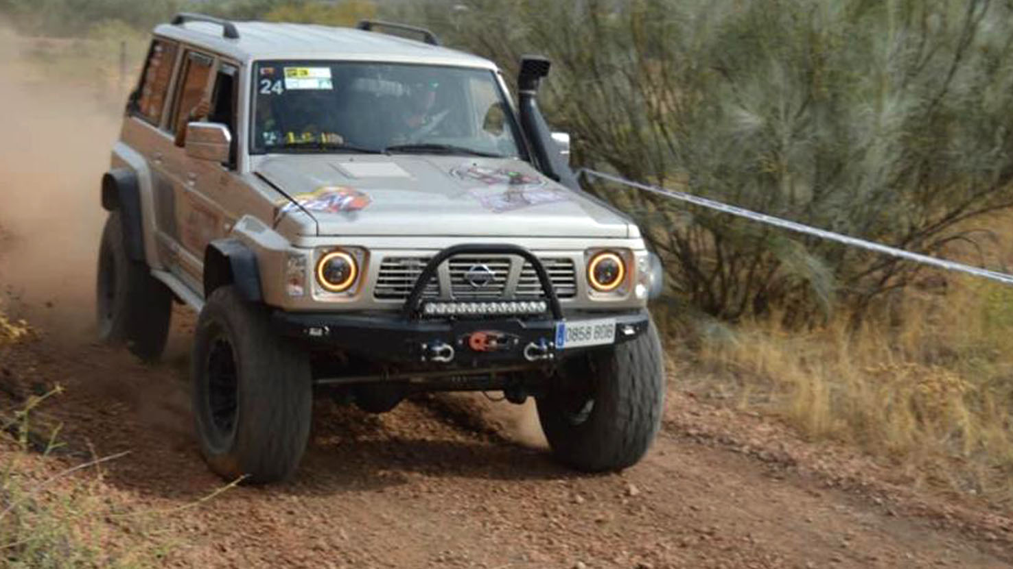 Nissan Patrol GR en la KDD 4x4 de Santisteban del Puerto.