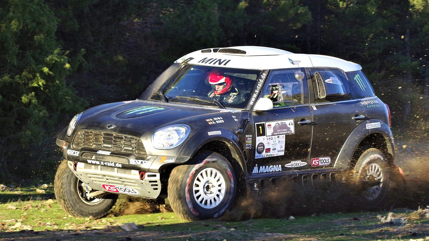 Nani Roma con Mini en el Rally Todo Terreno de Cuenca.